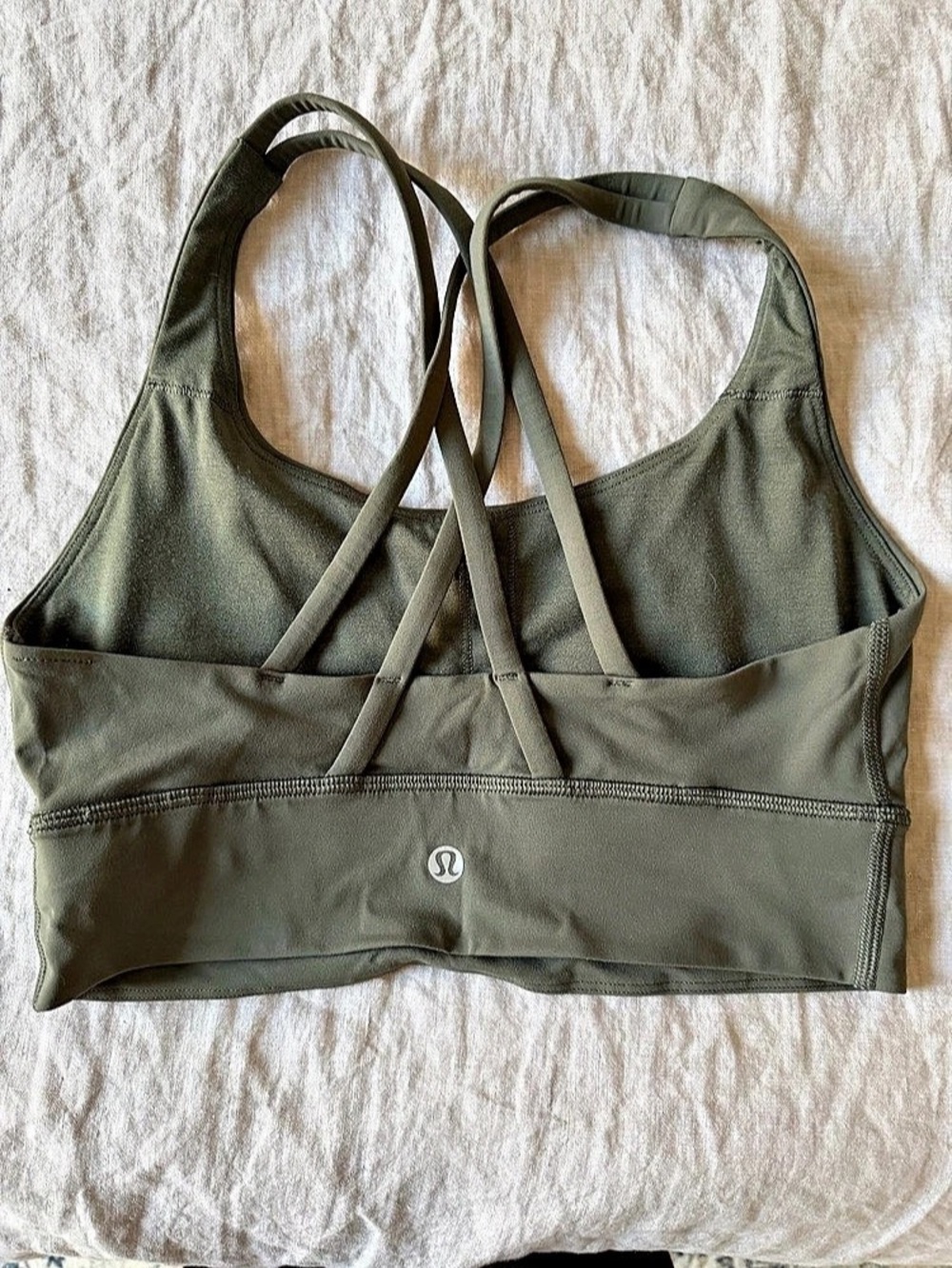 Lululemon Energy Longline Bra Women's Green Athletic Tank